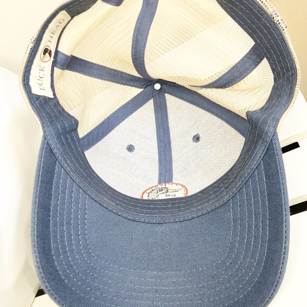 Duck Head Circle Patch Trucker Hat Euc Osfa - image 4